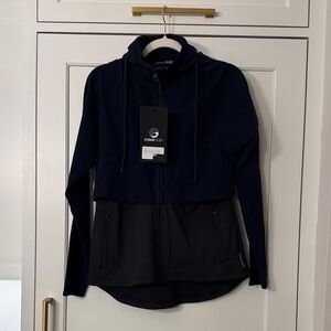 Foray golf navy two layer jacket
